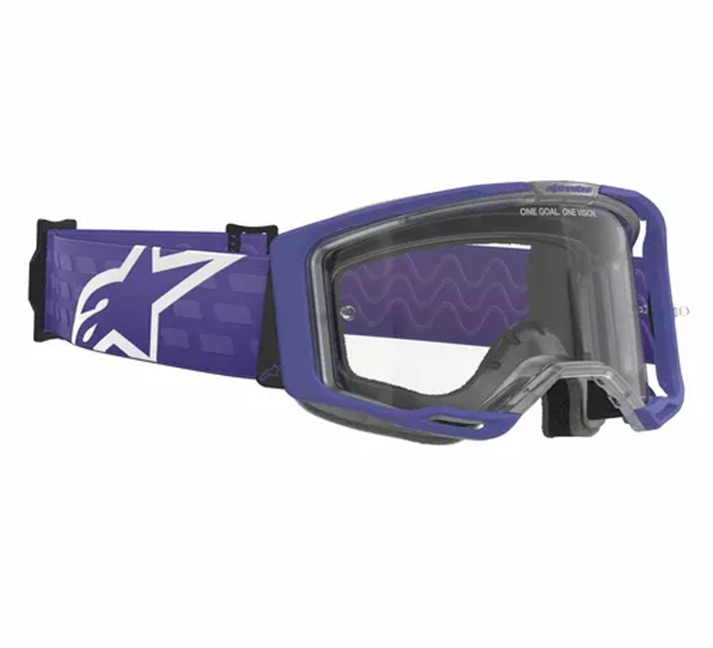 Alpinestars 2025 Goggles Vision 8 Corp Purple Clear